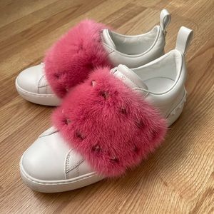 Valentino Mink Sneakers